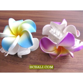 Balinese Tropical Flowers Hair Accessories Clips 